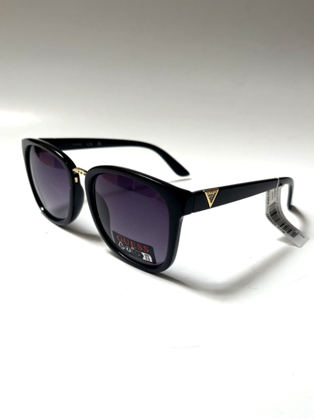 New GUESS Classic Cat Eye Sunglasses GF0327 Acetate Black Rhinestone